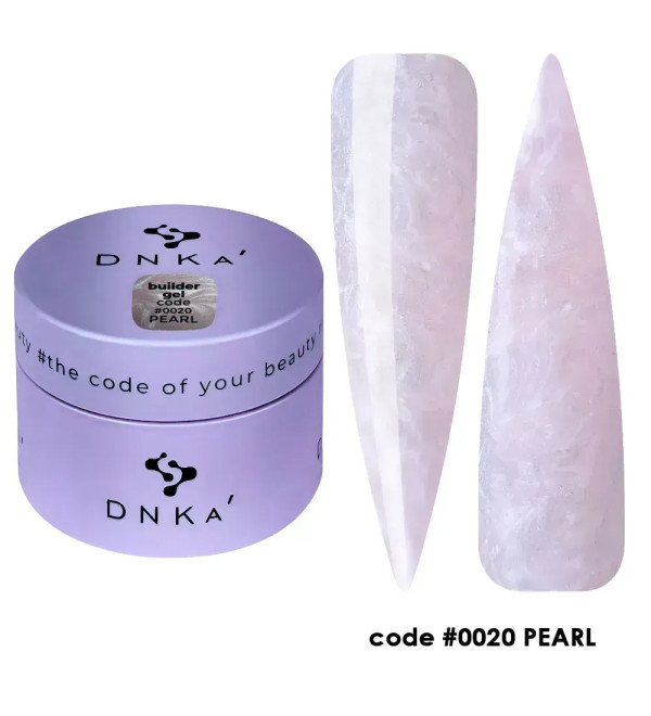 Гель для наращивания DNKa Builder Gel №0020 Pearl, 15 мл